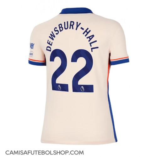 Camisa de time de futebol Chelsea Kiernan Dewsbury-Hall #22 Replicas 2º Equipamento Feminina 2024-25 Manga Curta